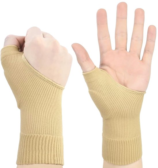 1 paar duimpolsbandages, compressiehandschoenen voor artritis, duimpols, rizartrose duim met gelpads, ademende duimsteunhandschoenen