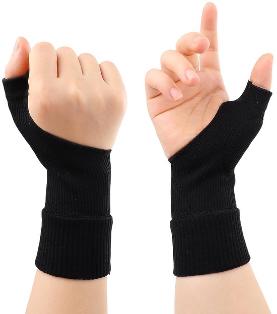 1 paar duimspalk, polsbrace rechts links, voor artritis, tendinitis, pols, carpaal kanaal en verstuiking