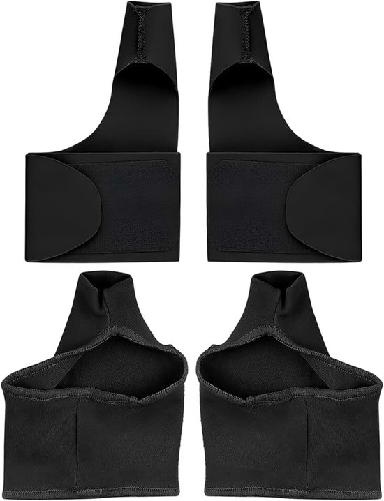 1 paar duimsteun en 1 paar beschermers voor de enkel, rechter duimbandage, links, links, polsbandage rechts, elastische polsband, rechter duimbrace