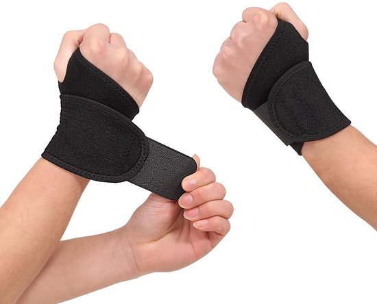 1 paar, polsbandjes voor rechter- en linkerhand, compressie, ondersteuning, artritis, fitness, ademend, verstelbaar, pijnverlichting carpale tunnel, tendinitis, gewichtheffen, gewrichtspijn