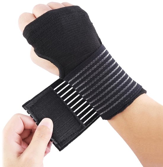 1 paar polsbrace voor carpale kanaal, verlichting en polspalk, ademend, polsspalk voor artritis, tendinitis, verstuiking, L