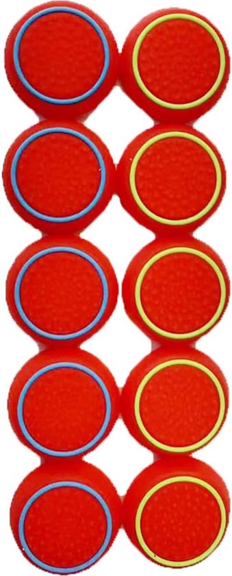 10 Stuks Controller Thumbstick Grips - Anti-Slip Joystick Dopsels voor PS3, PS4 en PS5 van Merkloos