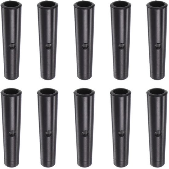 10 stuks Umbrella End Head Beads 5mm Gatdiameter 30mm Lengte Rubber PP Plastic Umbrella Onderdelen voor Rechte Parasol Cover Onderdelen