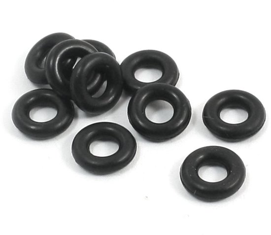 10pcs 7mm x 3mm x 2mm Black Rubber O Ring for 94111 RC 1/10 Car van Merkloos