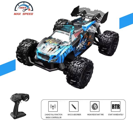 1:20 4WD RC Monstertruck 40km/u Klimmen Drift Auto Afstandsbediening Offroad Speelgoed voor Kinderen van Ragnok.
