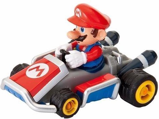 1:43 Carrera P&S Mario Kart -Mario - Pull-Back Terugtrekauto van Carrera