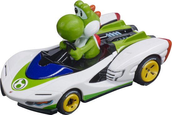 1:43 Carrera P&S Mario Kart - P Wing Yoshi - Pull-Back Terugtrekauto van Carrera