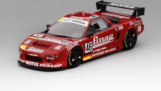 1:43 Diecast modelauto Honda NSX GT2 # 46 24H LeMans in 1994 Truescale Miniatures van Merkloos