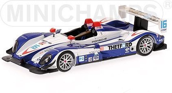 1:43 Porsche RS Spyder #16 12H Sebring 2008 576pcs Minichamps van Minichamps