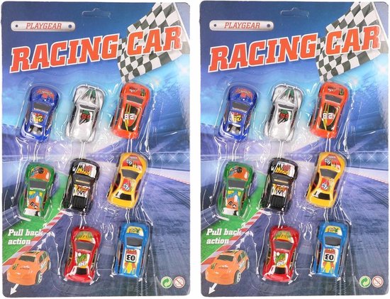 16x race auto kado set van Toi-Toys.