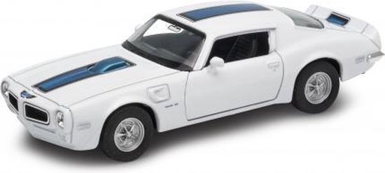 1972 PONTIAC FIREBIRD TRANS AM Welly 43735F wit van Welly