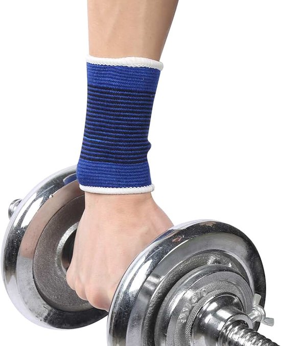 2 Paar Polsbandjes, Comfortabele, Duurzame En Ademende Polsbandjes Geschikt Voor Tennis, Sportschool, Sport, Tendinitis