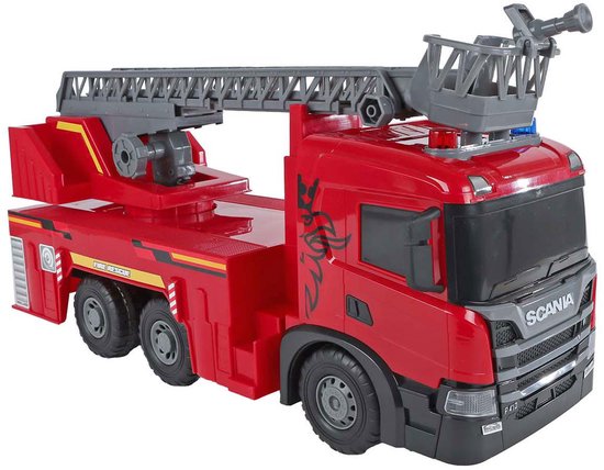 2-Play Scania Vrachtwagen Brandweerwagen - Licht en geluid - 3+ jaar van Merkloos