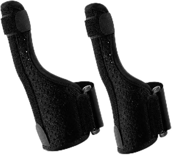 2 stukken Universele Duimbandage voor Rechts en Links, Ademende Duimrail Zonder Zweet en Geurtjes, Duimorthese voor Vingers, Artritis, Tendinitis, Stabiele, Ademende Duimbandage