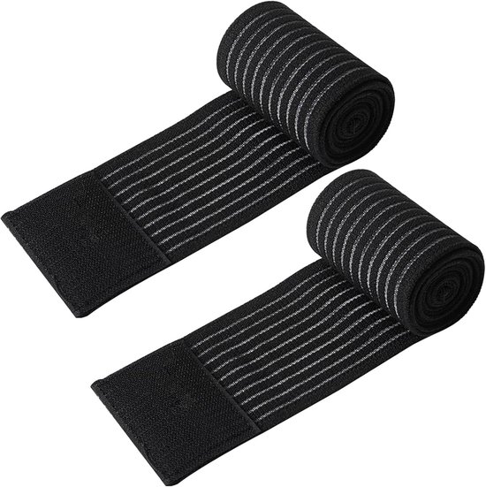 2 stuks polsbandage, elastisch en verstelbaar van ademend polyester | Optimale bescherming voor verstuikingen, peesontstekingen en sportieve activiteiten, zwart, universele maat