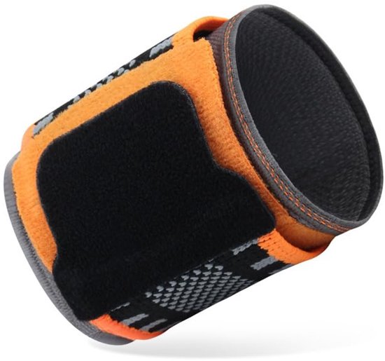 2 stuks polsbandages, verstelbare polssteun, oranje