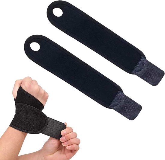 2 stuks polsspalk voor carpale tunnel, polscompressiebanden, polssteun, ademende polsspalk, verstelbare polsband, voor bescherming of sport