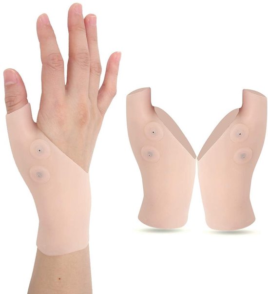 2 stuks siliconen duimbrace, polsbrace, pijnverlichting voor artritis, carpal, tunnel, tenosynovitis, spijsvertering