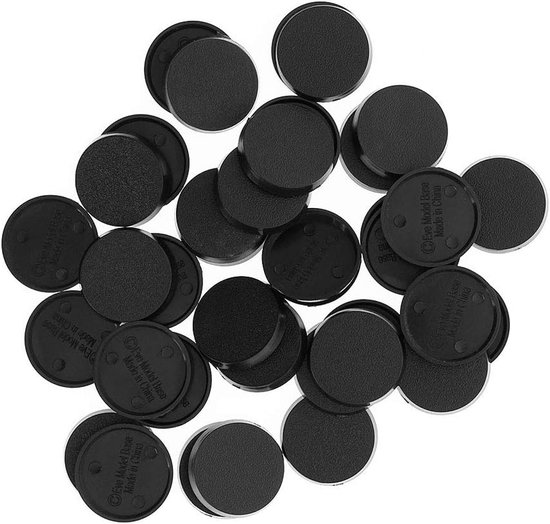 20 stuks 25 mm modelbouw kunststof basis voor Oorlog Spelletjes tafel decoratie MB325-20-EU