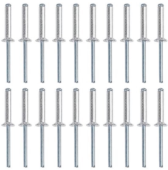 20 stuks aluminium blindklinknagels assortiment 5 x 25mm (D*L) voor blindklinknagels