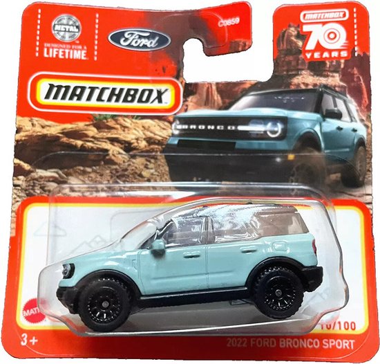 2022 FORD BRONCO SPORT TURQUOISE (1:64) van Merkloos