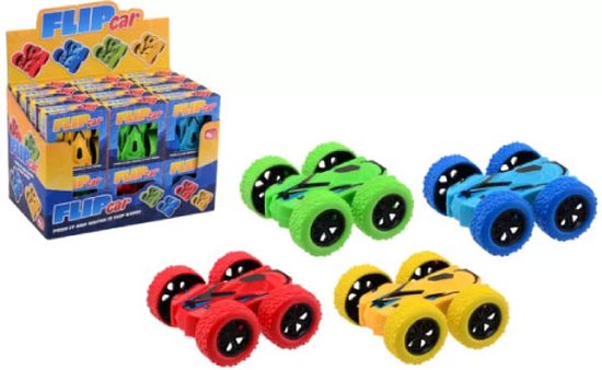 24 flip over frictie autos van Toi-Toys.