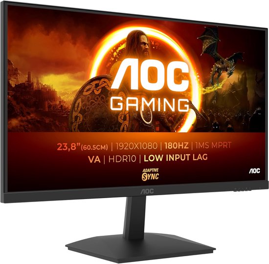 24 inch Full HD Gaming Monitor met 180 Hz en 1 ms reactietijd van Merkloos