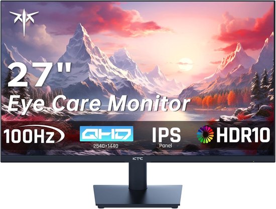 27 Inch 4K Gaming Monitor - Dual Mode 4K@160Hz / FHD@320Hz - Snelle IPS Panel - 1ms Reactietijd - HDR400 - Adaptive Sync - USB C 90W - KVM van Merkloos