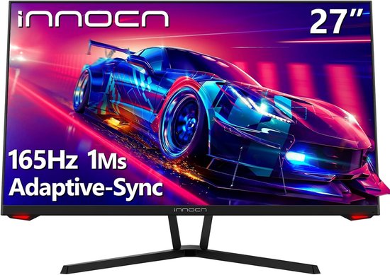 27 Inch Gaming Monitor - 165Hz, 1ms, IPS, FreeSync/G-Sync, 99% sRGB, 178° Viewing Angle, LED Lighting van Merkloos