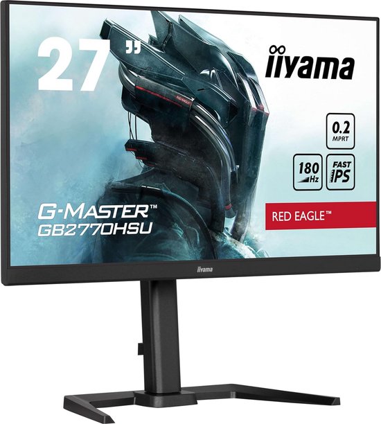 27 inch Gaming Monitor 180Hz 0.2ms met HDMI/DP/USB en Ingebouwde Luidsprekers van Merkloos