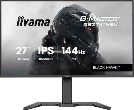 27 inch Gaming Monitor 1ms Reactietijd HDMI DisplayPort USB Speakers van Merkloos