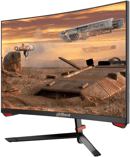 27 Inch Gaming Monitor Curved 165Hz 1ms Responstijd 1920x1080 HDMI DisplayPort van Merkloos