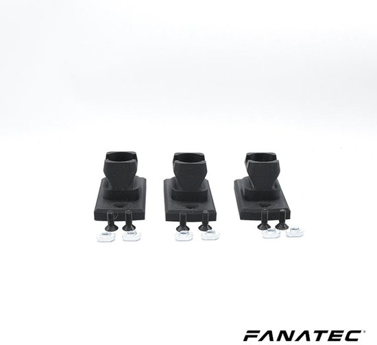 3-Pack Fanatec QR2 Wheel Mount voor Sim Rig - Kleur Geel van Merkloos