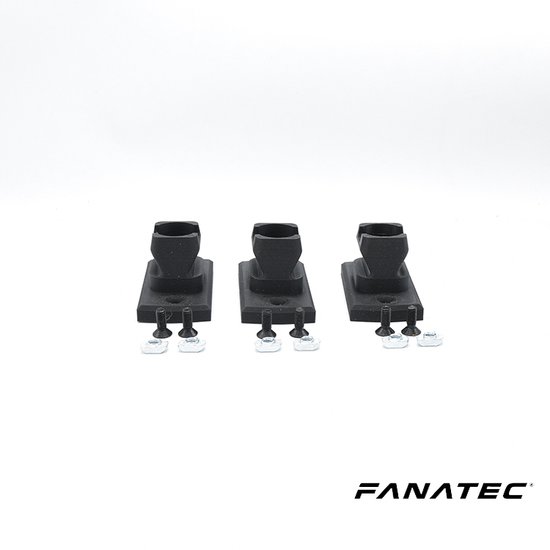 3-Pack Fanatec QR2 Wheel Mount voor Sim Rig - Kleur Zwart van Fanatec