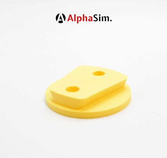 3-Pack Simucube Quick-Release Stuurhouder voor Sim Rig of Wand - Kleur Geel van Merkloos