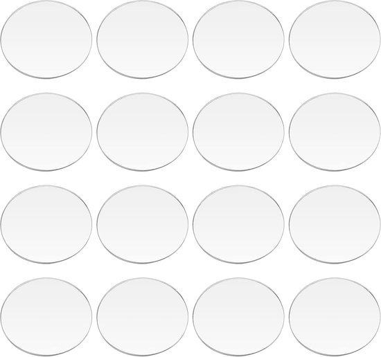30 stuks doorzichtige cirkels acrylplaat 50mm ronde miniatuur bases blanks acrylschijf platte ronde acrylbasis voor miniaturen wargame Halloween Kerstmis ambacht sleutelhanger