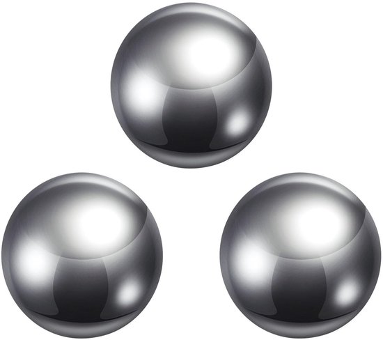 3pcs precision balls 30mm diameter G10 chrome steel ball for bearings, silver van Merkloos