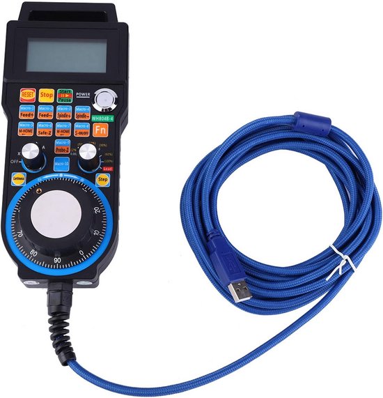 4-assige CNC Handwiel Controller USB met 100PPR Pulsgenerator voor Mach3 Systeem