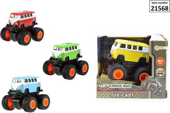 4x4 Die-cast Frictie Cross van Toi-Toys.