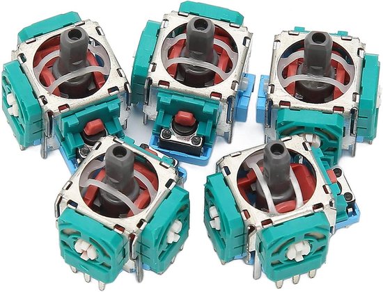 5 Stks Vervanging Joystick, 3D Joystick Analoge Stick, Game Controller Analoge Stick Module, Gamepad Accessoires voor Game Controller van Merkloos