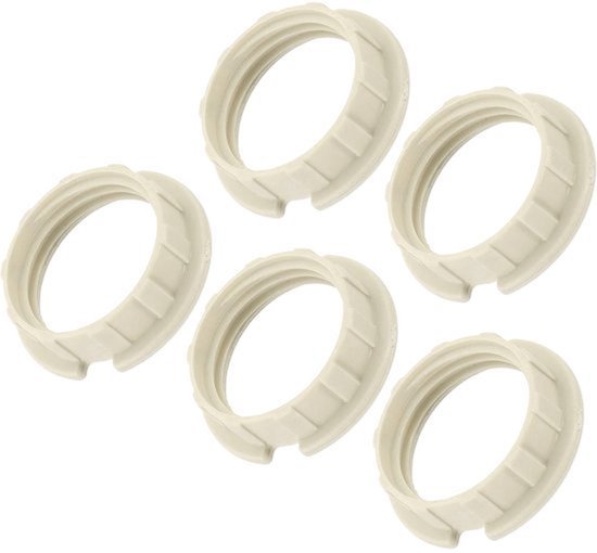 5 stuks G9 Lampenhouder Ringen Lampenkap Houder Adapter Ring Reserveonderdeel voor Lampen Wit