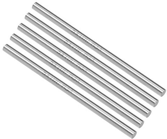 5 stuks HSS draaistangen ronde staaf volle golfstaaf 5 mm diameter 100 mm lang