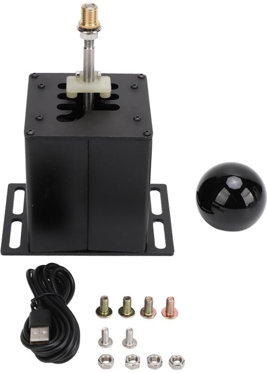 6 R PC USB Simulator Shifter - Realistische Gaming Shifter - Zwart - Schakelen als een Pro - Compatibel met G29 G27 G25 G920 T300RS GT