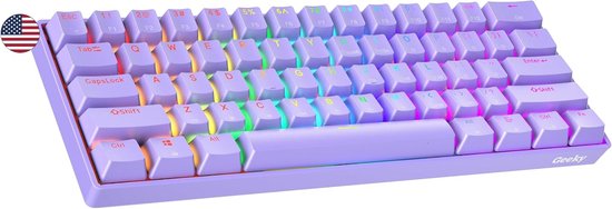 60% Hot Swap Mechanisch Gaming Toetsenbord met RGB Achtergrondverlichting voor PC en Mac van MageGee