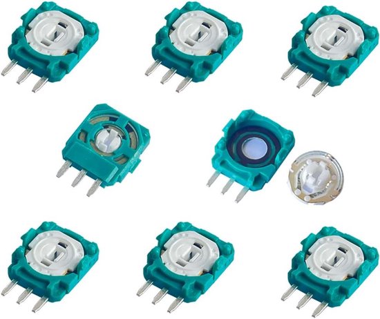 8x Vervangende Trimmer Potentiometer 2.1K Ohm voor PS5 DualSense & PS4 Controller Joystick Drift Reparatie Set van Merkloos