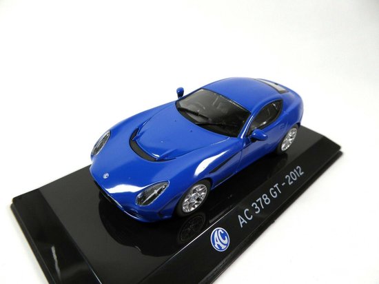 AC 378 GT 2012 (Blauw) (10 cm) 1/43 Atlas - Modelauto - Schaalmodel - Model auto - Miniatuurauto - Miniatuur autos van Atlas