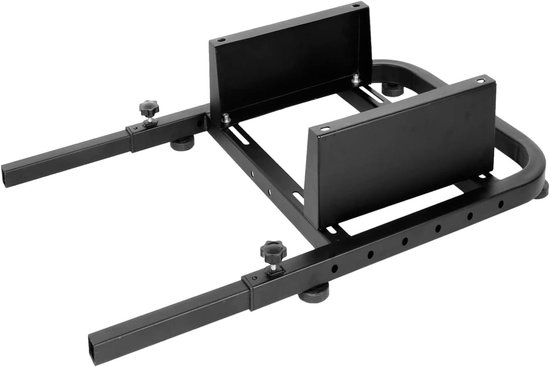 Achterbank Frame - Stoelframe Racing - Sim Racing Cockpit - Universele Montage - Verstelbaar 18-40cm - Zwart