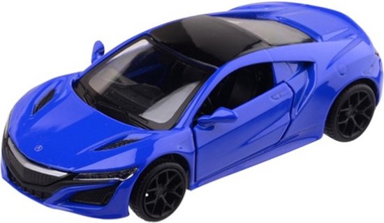 Acura NSX (Blauw) (10 cm) 1/43 Absolute Motors Supercars {Modelauto - Schaalmodel - Miniatuurauto - Speelgoed} van Acura