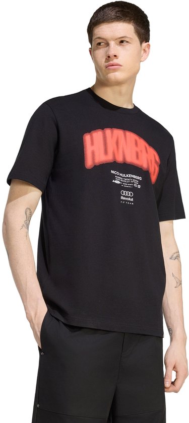 Adidas Performance Audi Formula 1 Team Nico Hulkenberg Graphic I T-Shirt - Heren - Zwart van adidas Performance