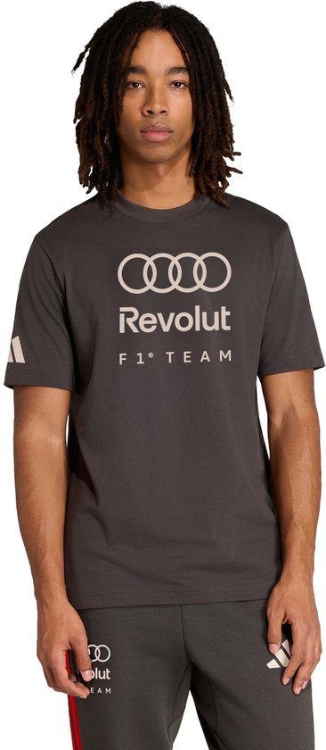 adidas Performance AUDI FORMULA ONE TEAM DNA GRAPHIC T-SHIRT - Heren - Zwart van Merkloos